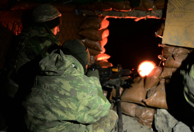 Burseya Dağı'nda eller 24 saat tetikte